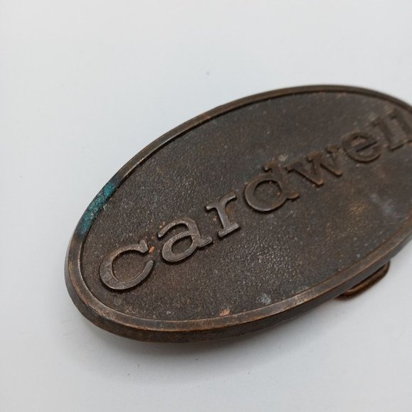 Cardwell Trucking Belt Buckle Motor Oil Lubricant Diesel Fuel Advertising Promo - Picture 5 of 6